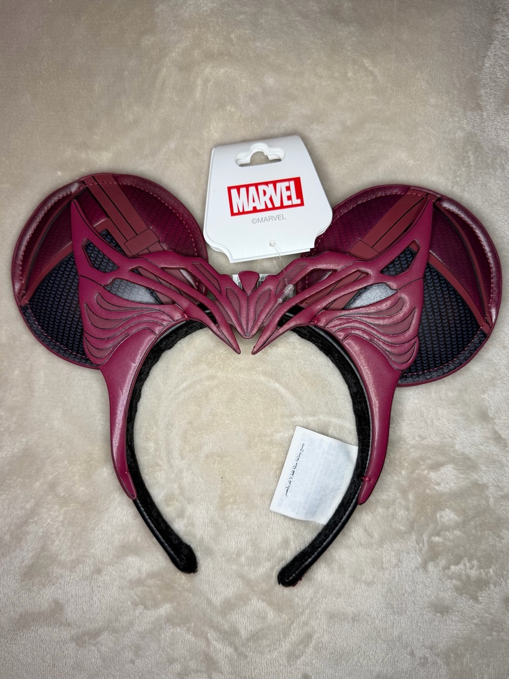 Disney Marvel Wanda Scarlet Witch Minnie Mouse Ears Headband - NWT